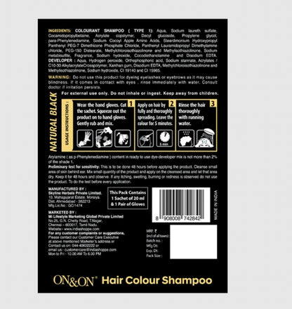 ON&ON Hair Colour Shampoo (20ml)