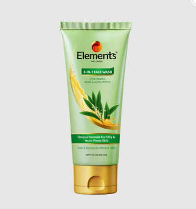 Elements Wellness 3-in-1 Face Wash (60g)