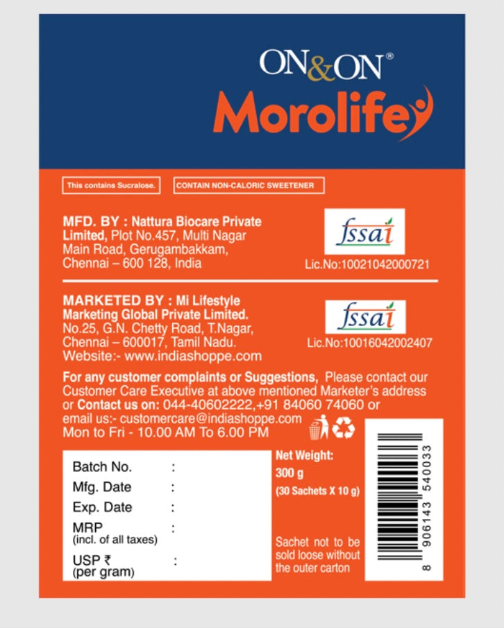 ON&ON Morolife (30 Sachets)