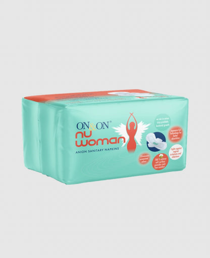 ON&ON Nu Woman Anion Sanitary Napkins
(10 Pads)
