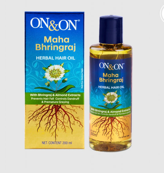 ON&ON Maha Bhringraj Herbal Hair Oil (200ml)