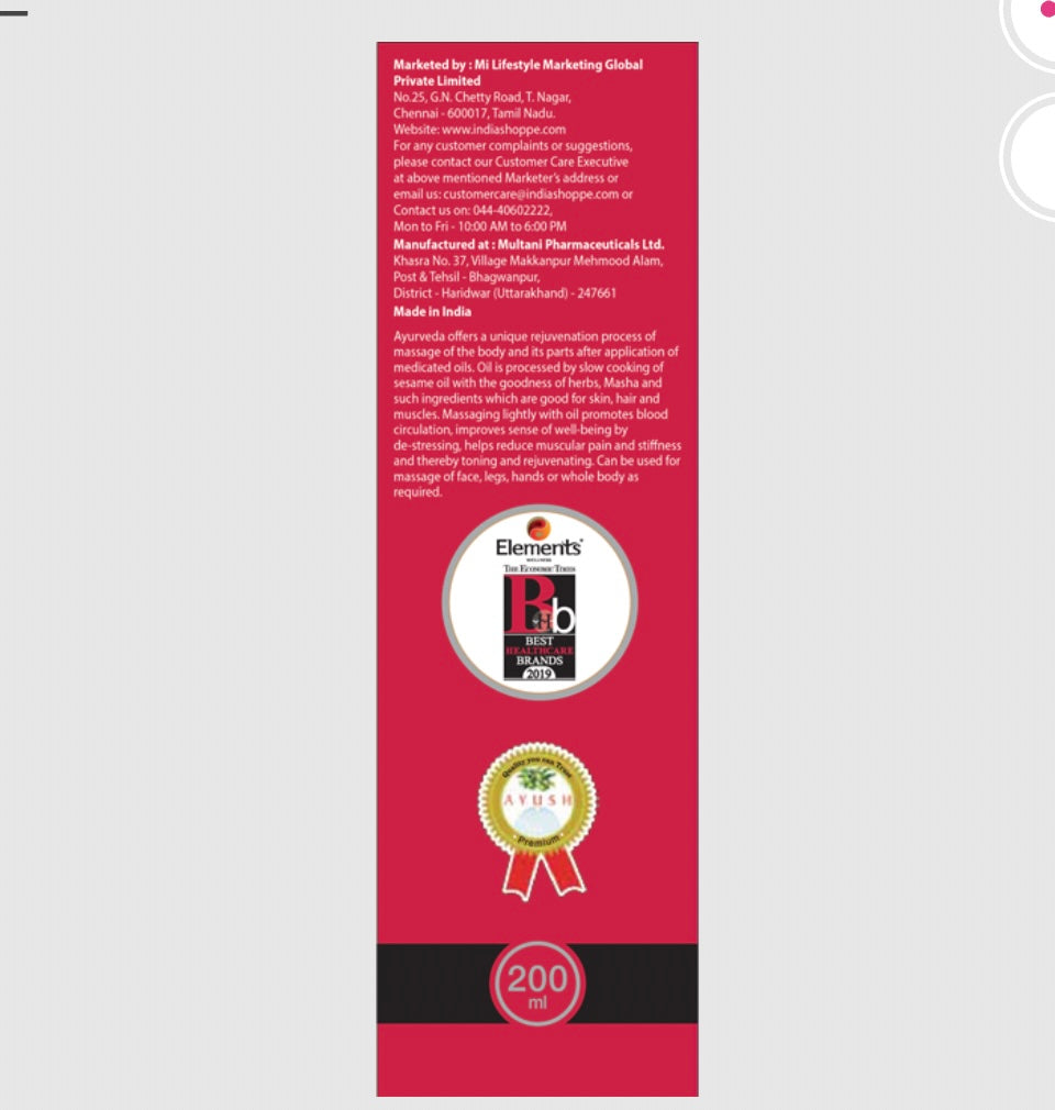 Elements Wellness Champi Champion Taila (200ml)
