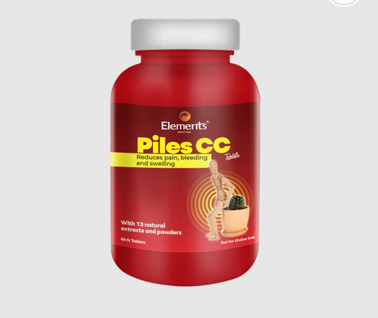 Elements Wellness Piles CC Tablets (60
Tablets)