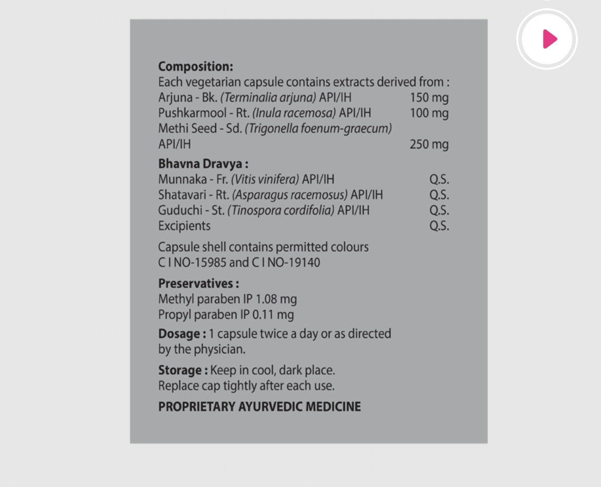 Elements Wellness Well Hart (60 Capsules)