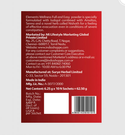Elements Wellness Full And Easy Powder
(10 Sachets)