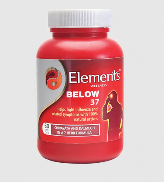 Elements Wellness Below 37 (60 Capsules)