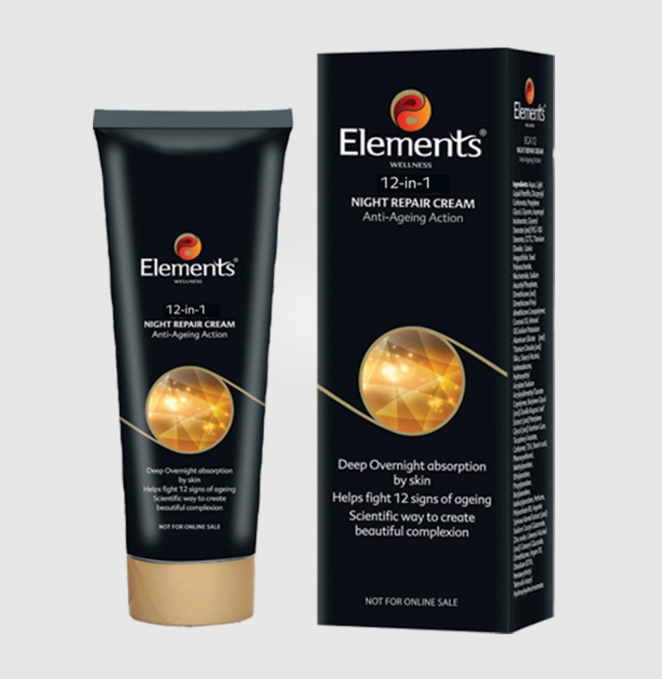Elements Wellness 12-in-1 Night Repair
Cream (25ml)