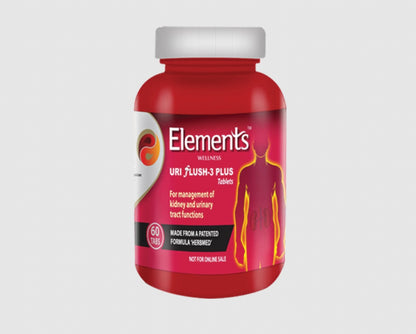 Elements Wellness Uri Flush-3 Plus Tablets
(60 Tablets)