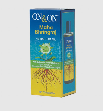 ON&ON Maha Bhringraj Herbal Hair Oil (200ml)
