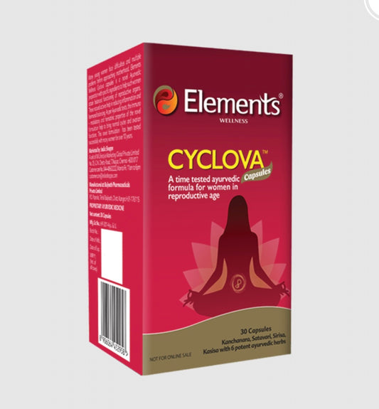 Elements Wellness Cyclova Capsules (30
Capsules)